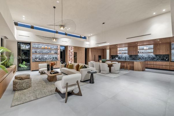 Dining room, Interior, Kitchen, Living room, Pendant Lights, Recessed Lighting