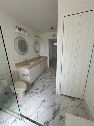 Bathroom, Dual Sink Vanities, Interior, Marble