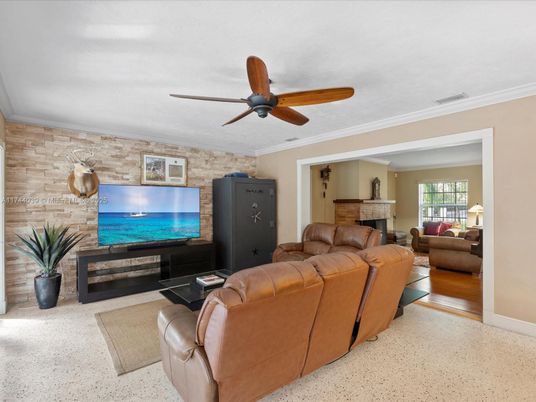 Fireplace, Interior, Living room, Stone Walls, Wood Texture Flooring
