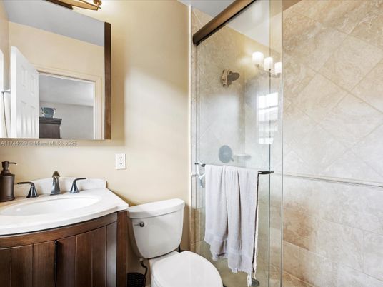Bathroom, Glass Shower, Interior