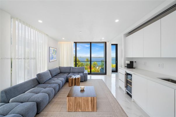 Interior, Living room, Marble, Recessed Lighting, Water