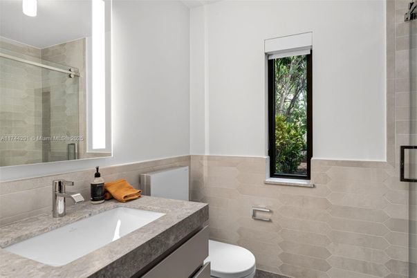 Bathroom, Glass Shower, Interior