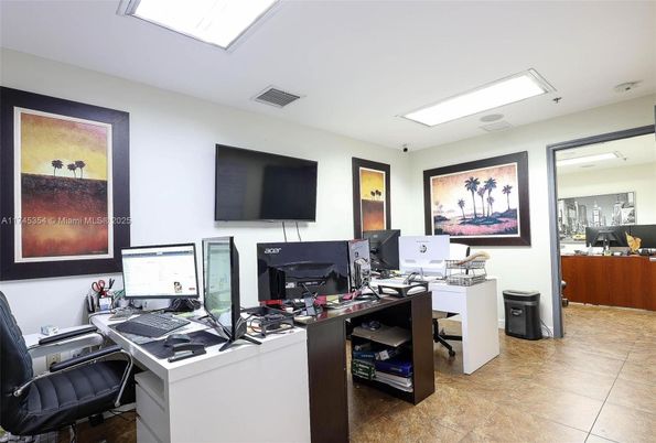 Home Office, Interior, Recessed Lighting