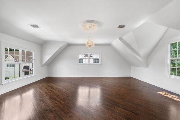 Chandelier, Empty room, Interior, Wood Texture Flooring