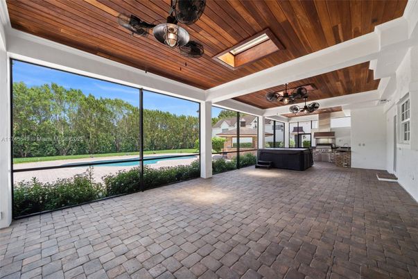 Interior, Sun Room, Wooden Ceilings