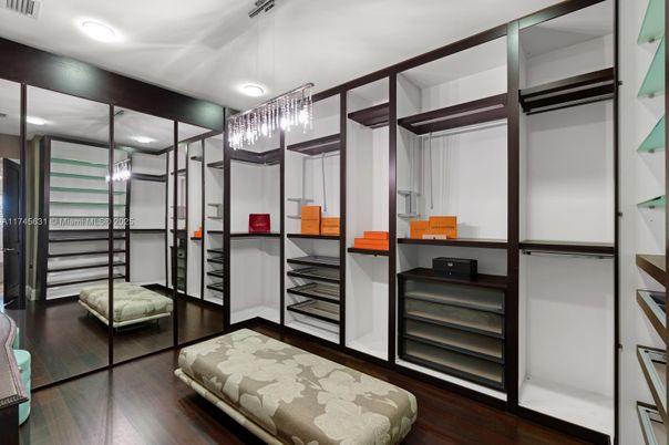 Interior, Pendant Lights, Recessed Lighting, Walk-in Closets, Wood Texture Flooring