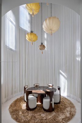 Dining room, Interior, Pendant Lights