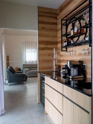 Interior, Kitchen, Wooden Walls