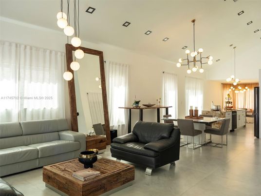 Dining room, Interior, Kitchen, Living room, Pendant Lights, Recessed Lighting