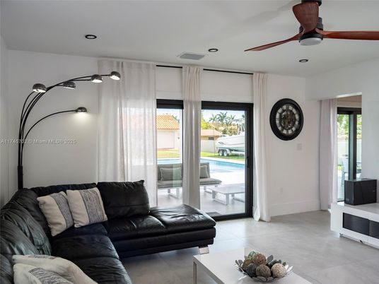 Interior, Living room, Recessed Lighting