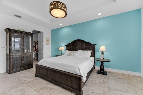 Bedroom, Interior, Recessed Lighting