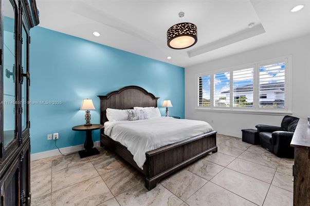 Bedroom, Interior, Pendant Lights, Recessed Lighting