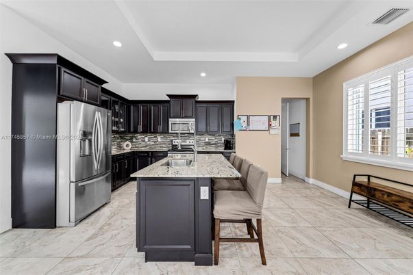 Interior, Kitchen, Recessed Lighting, Stainless Steel Appliances