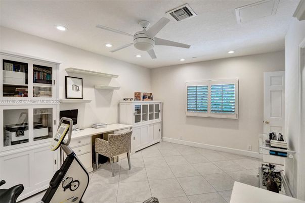 Home Office, Interior, Recessed Lighting