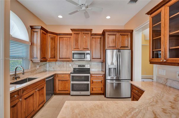 Interior, Kitchen, Recessed Lighting, Stainless Steel Appliances
