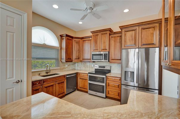 Interior, Kitchen, Recessed Lighting, Stainless Steel Appliances