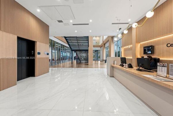 Interior, Marble, Pendant Lights, Recessed Lighting, Wooden Walls