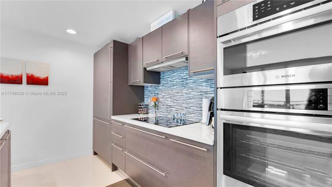 Interior, Kitchen, Recessed Lighting, Stainless Steel Appliances