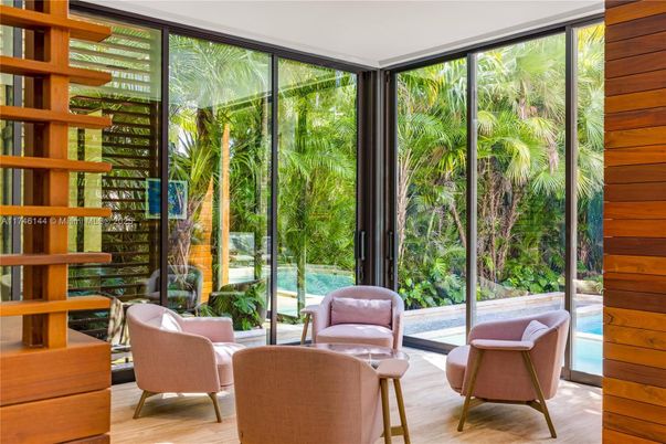 Interior, Sun Room, Wood Texture Flooring