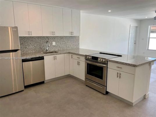 Interior, Kitchen, Recessed Lighting, Stainless Steel Appliances