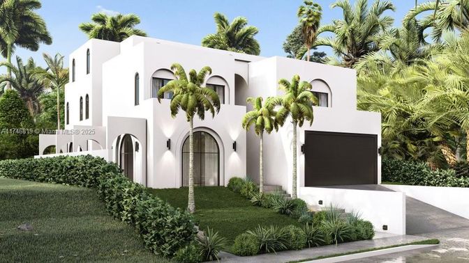 Attached, Exterior, Facade, Modern