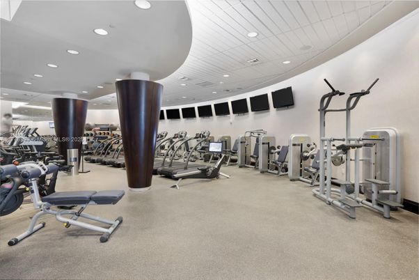 Fitness Equipment, Gym, Interior, Recessed Lighting