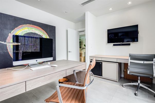 Home Office, Interior, Recessed Lighting