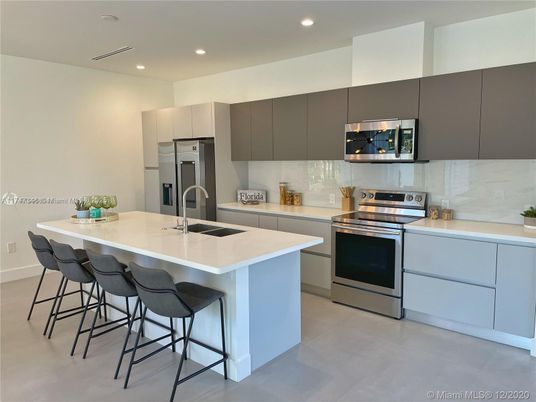 Interior, Kitchen, Recessed Lighting, Stainless Steel Appliances