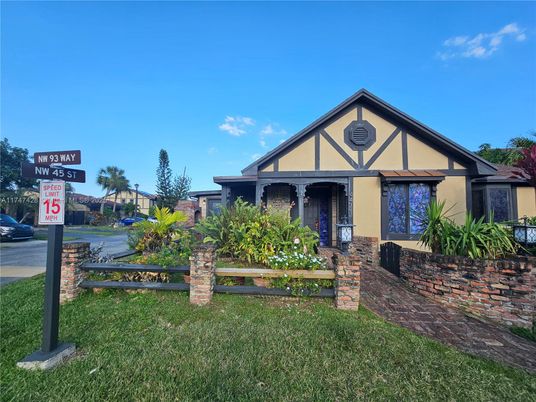 Backyard, Exterior, Facade, Tudor Revival