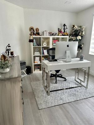 Home Office, Interior, Wood Texture Flooring