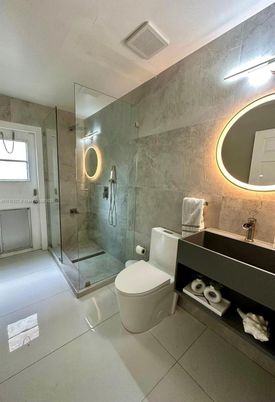 Bathroom, Glass Shower, Interior