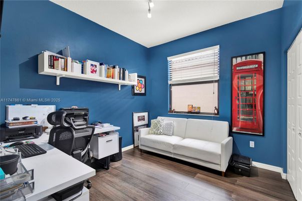 Home Office, Interior, Wood Texture Flooring