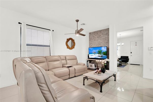 Fireplace, Interior, Living room, Pendant Lights, Stone Walls