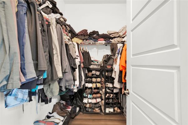 Interior, Walk-in Closets, Wood Texture Flooring