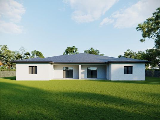 Backyard, Exterior, Facade, Ranch