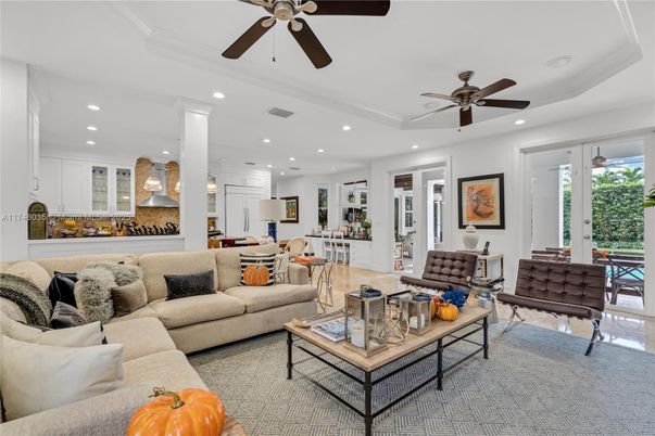 Dining room, Interior, Kitchen, Living room, Pendant Lights, Recessed Lighting