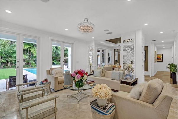 Chandelier, Interior, Living room, Recessed Lighting