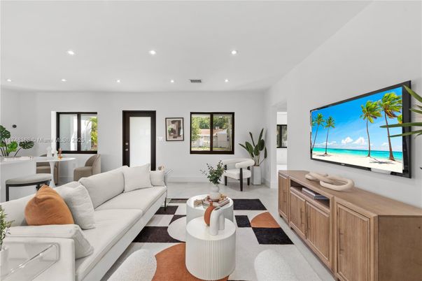 Interior, Living room, Recessed Lighting