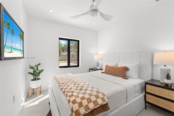 Bedroom, Interior, Recessed Lighting