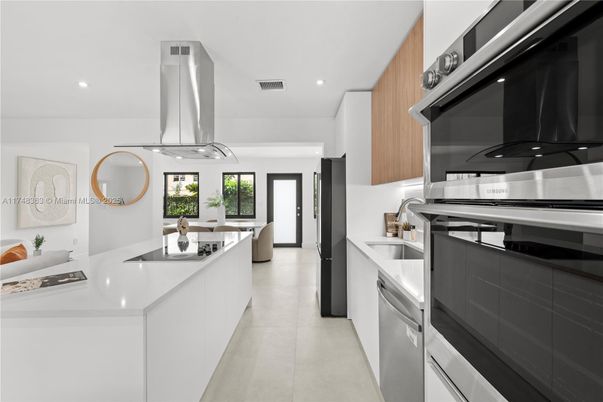 Interior, Kitchen, Recessed Lighting, Stainless Steel Appliances