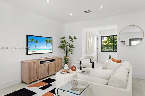 Interior, Living room, Recessed Lighting