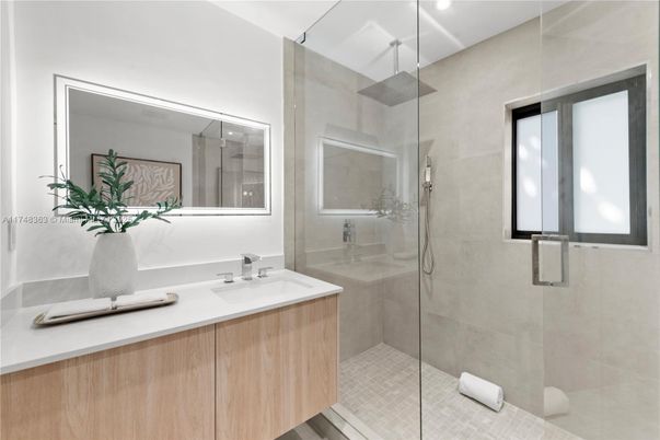 Bathroom, Glass Shower, Interior