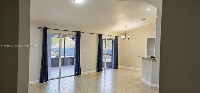 Chandelier, Empty room, Interior, Recessed Lighting