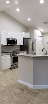 Interior, Kitchen, Recessed Lighting, Stainless Steel Appliances
