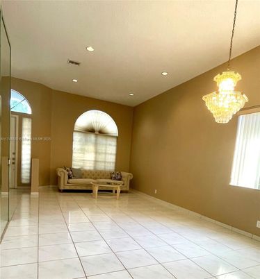 Chandelier, Empty room, Interior, Recessed Lighting