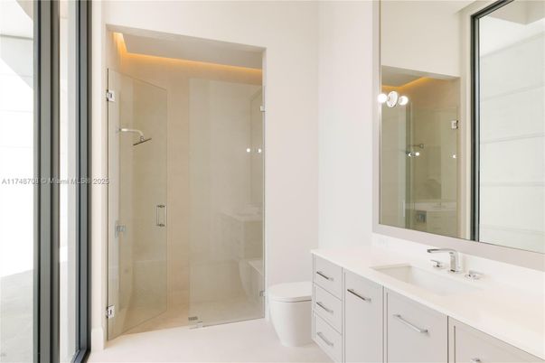 Bathroom, Glass Shower, Interior