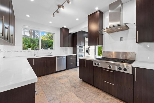 Interior, Kitchen, Recessed Lighting, Stainless Steel Appliances