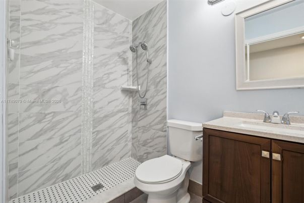 Bathroom, Glass Shower, Interior, Marble Walls