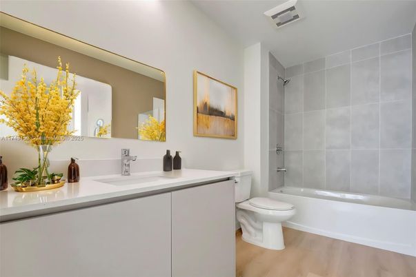 Bathroom, Interior, Wood Texture Flooring