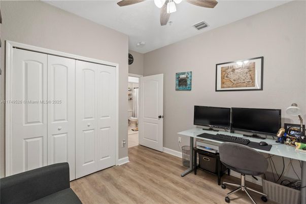 Home Office, Interior, Wood Texture Flooring